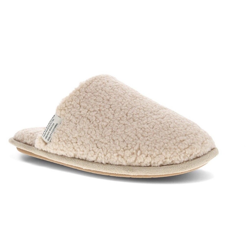 Women's Levi's Lacey Round Toe Lightweight Scuff Slippers Cream Sz: L 9-10